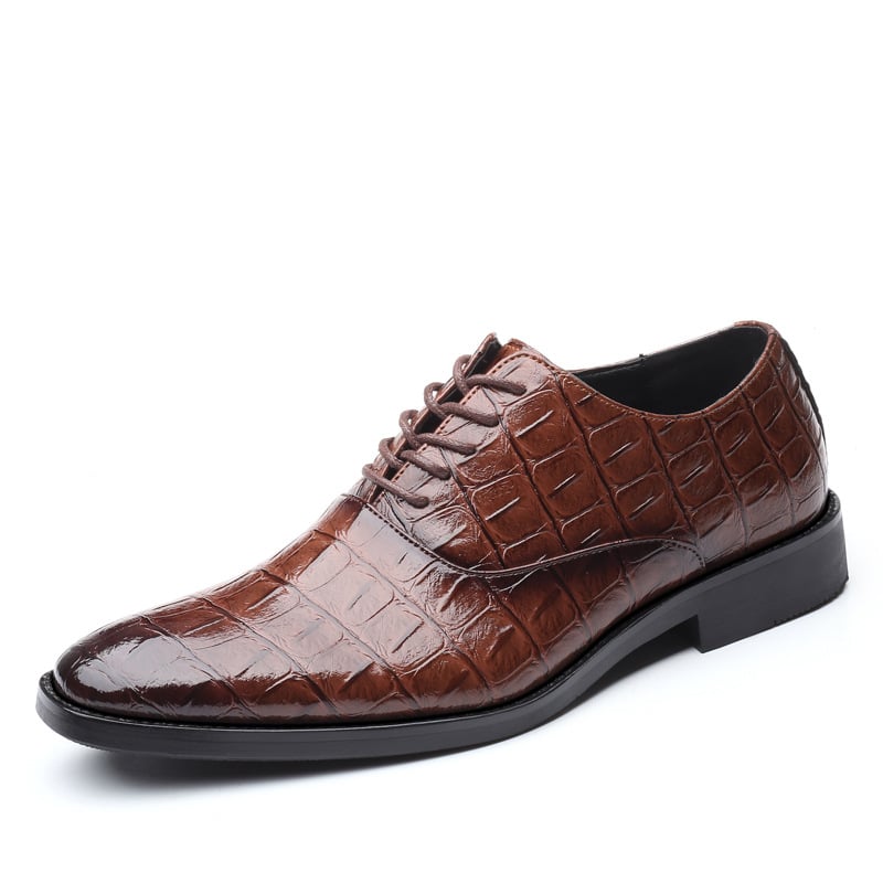 Business Casual British Style Fashion Men'S Leather Shoes