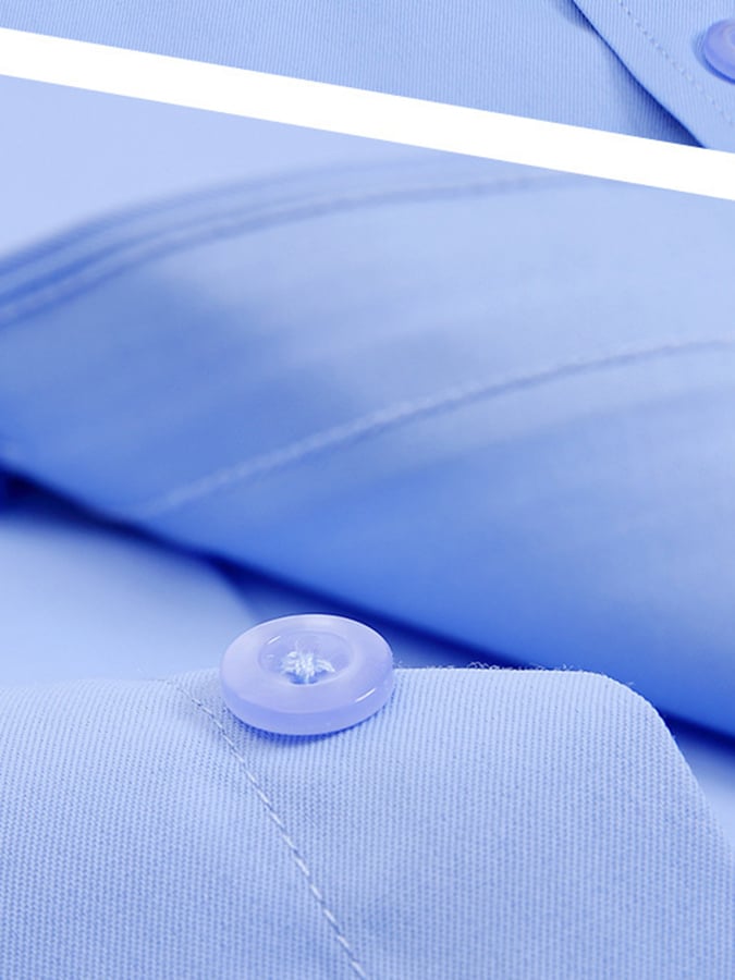 Men's Business Non-Iron Shirt With Pockets