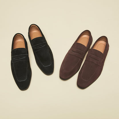 Men's Retro Nubuck Loafers