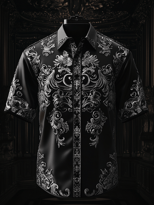 Men's Satin Luxe Short Sleeve Shirt