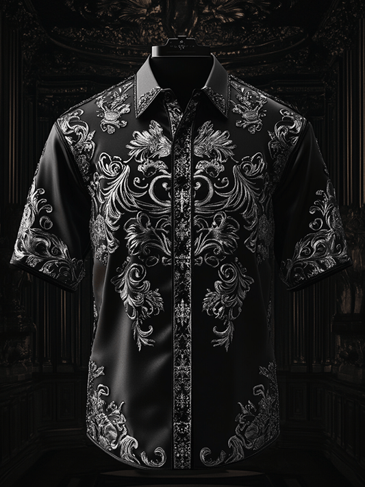 Men's Satin Luxe Short Sleeve Shirt