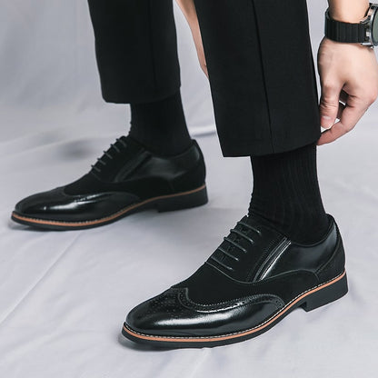 Lace-up Handmade Mens Formal Shoes Size 38-48
