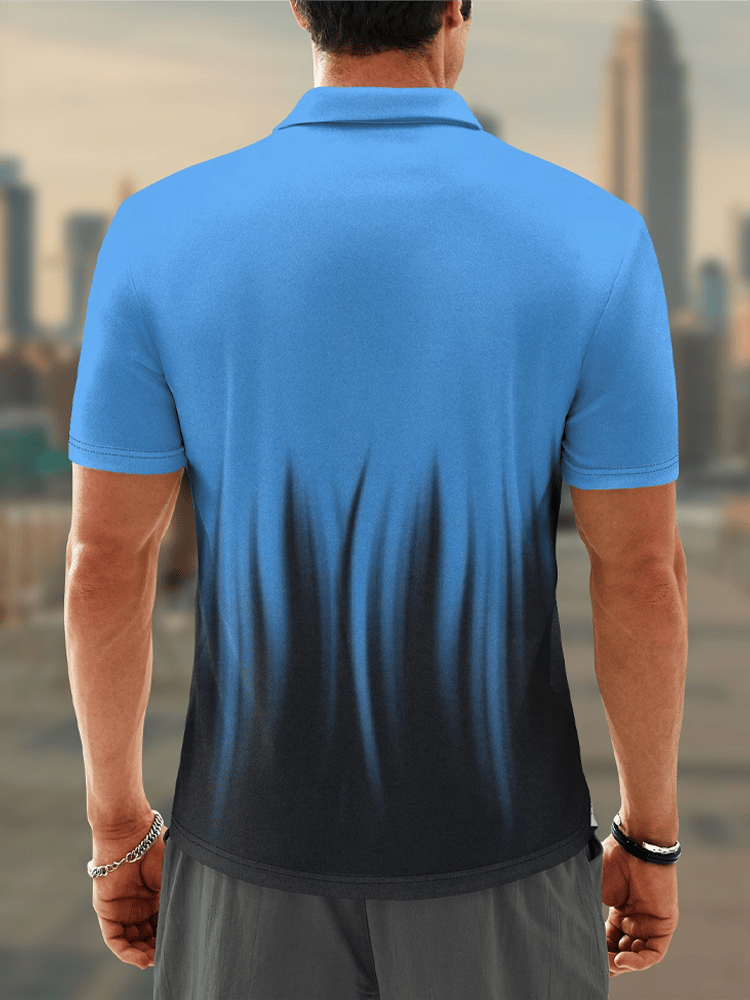 Moisture Wicking Chest Pocket Casual Polo