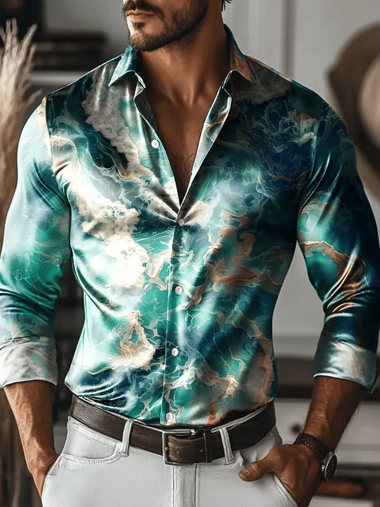 Men's Vintage Long Sleeve Shirt