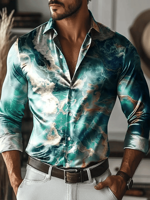 Men's Vintage Long Sleeve Shirt