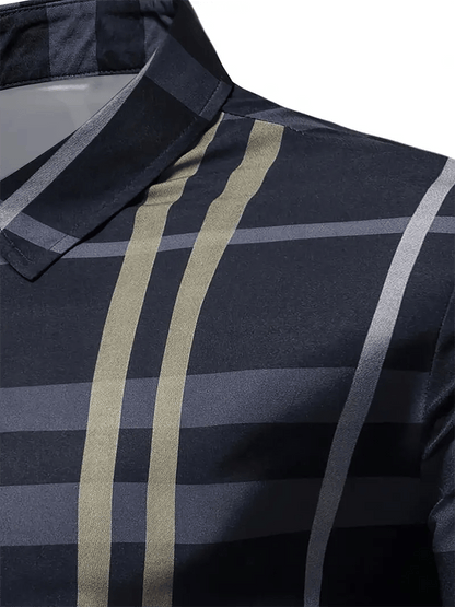 Men's Plaid Business Casual Shirt