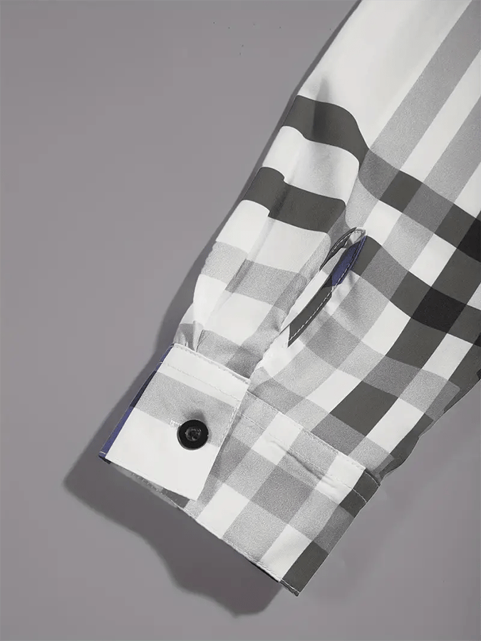 Men's Plaid Business Casual Shirt