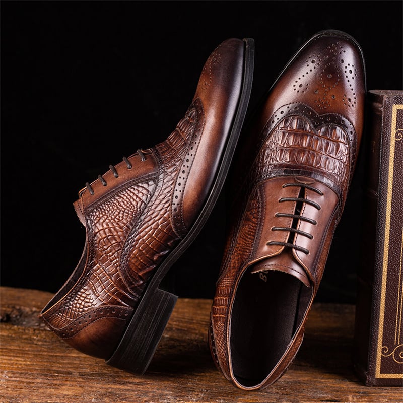 Men's Casual Pointed Toe Business Shoes
