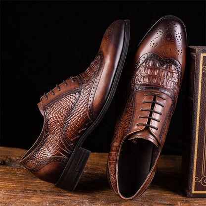 Men's Casual Pointed Toe Business Shoes