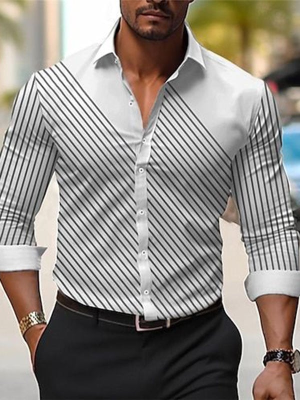 Men's Luxury Business Long Sleeve Shirt