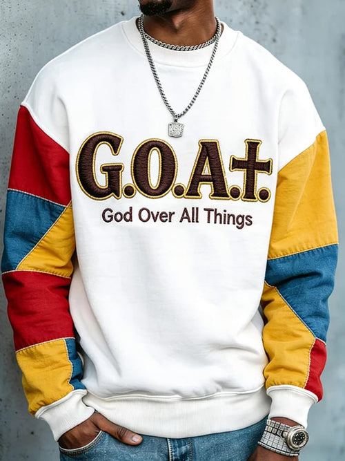 Men'S Casual Faith-Themed Printed Hoodie-Fast Shipping