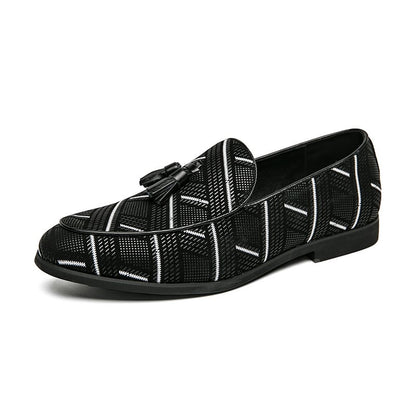 Men'S Fashion All-Match Ethnic Style Casual Leather Shoes