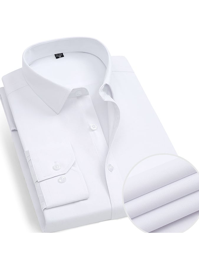 Men's Business Non-Iron Shirt With Pockets