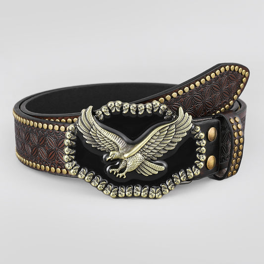 2025 Trendy Retro Men’s Western Denim Belt