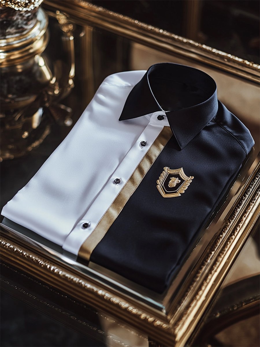 Men's Luxe Satin Long Sleeve Shirt