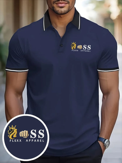 Men'S Fashion Graphic Design Casual Polo Shirt