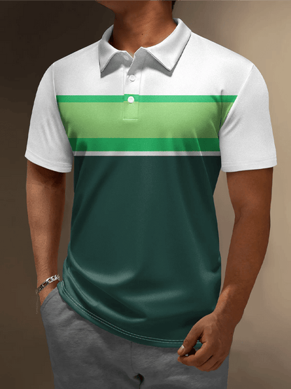 Moisture Wicking Chest Pocket Casual Polo