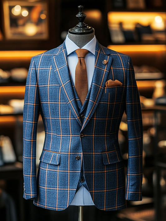 Men's Luxury Business Print Blazers