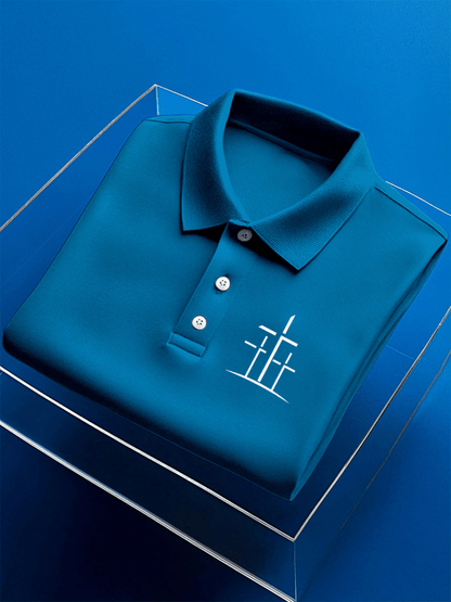 Men's Faith Printed Casual Short Sleeve Polo Shirt
