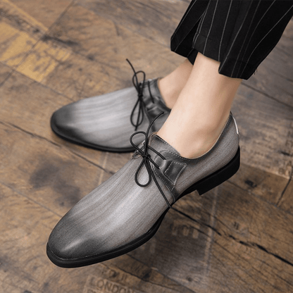 Men's British Style Business Formal Versatile Leather Shoes