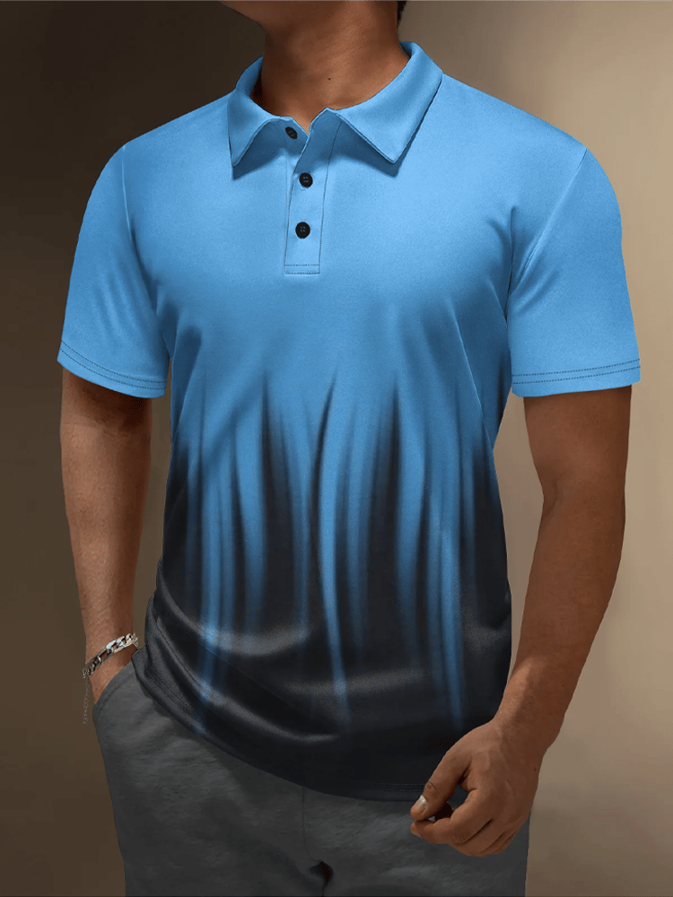 Moisture Wicking Chest Pocket Casual Polo
