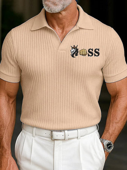Men's Casual Business Simple Polo