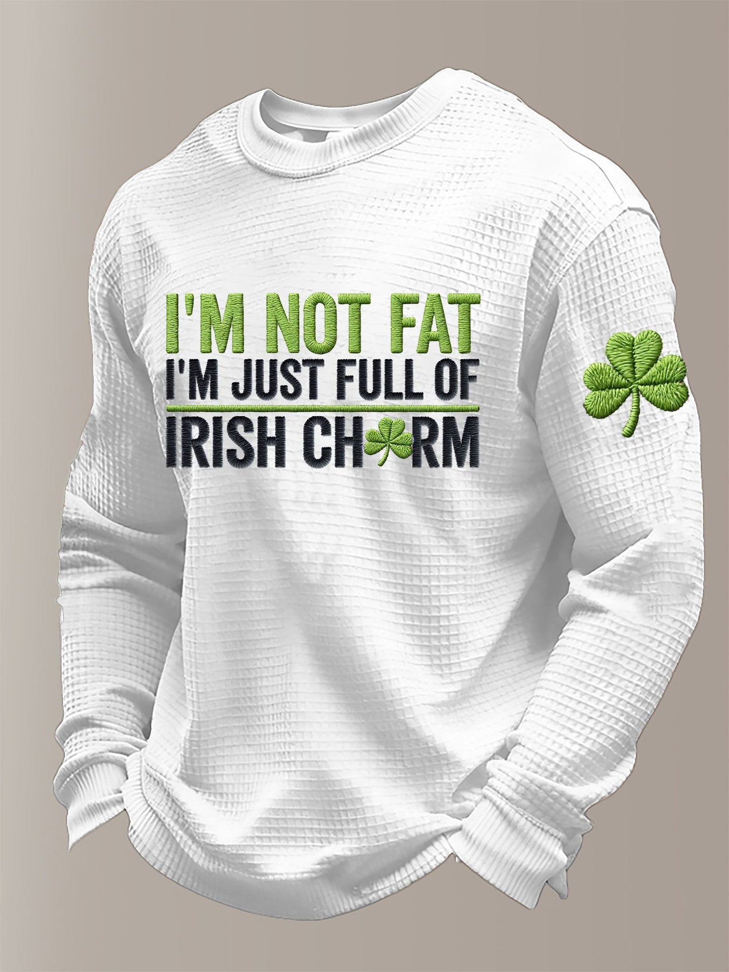 Men's Casual Printed Long-Sleeve Sweatshirt
