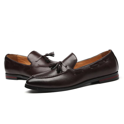 Men's Fashion Vintage Tassel Leather Shoes