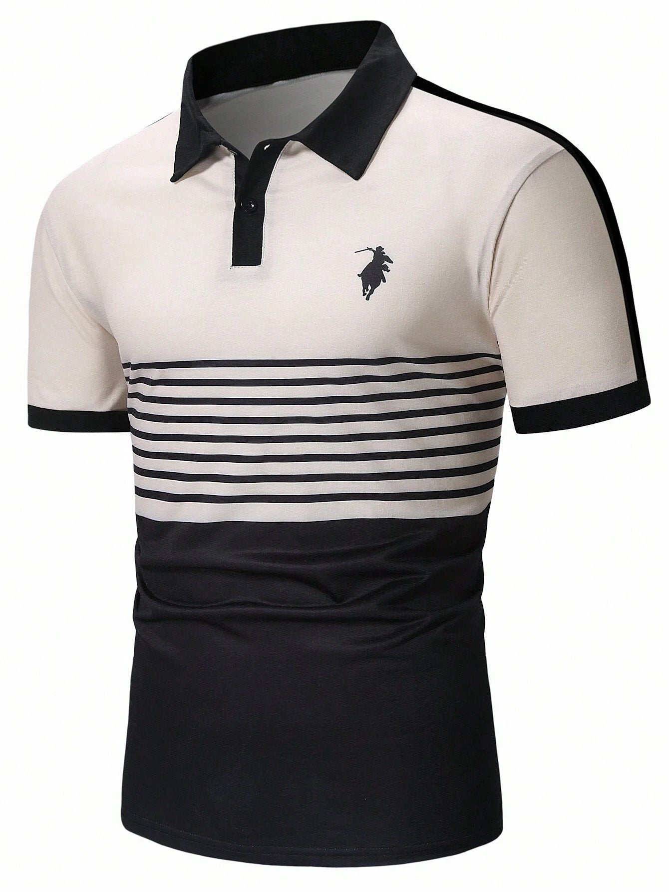 Men's Printed Casual POLO Shirt