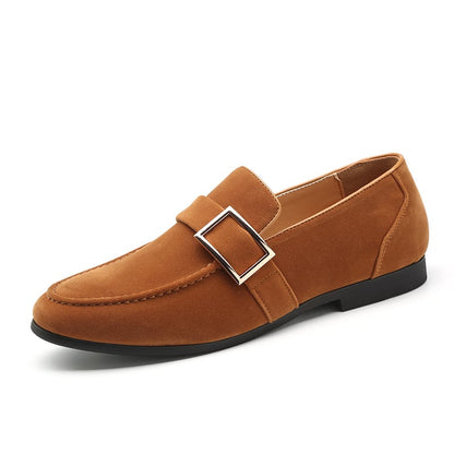Fashion Casual All-Match Suede Peas Shoes