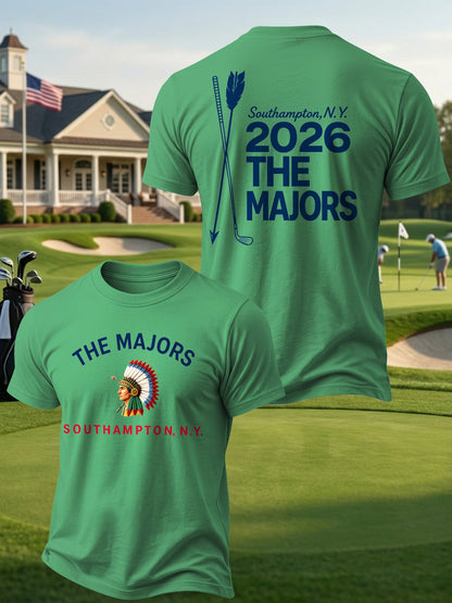 Men's Golf Enthusiast Printed Casual Tops