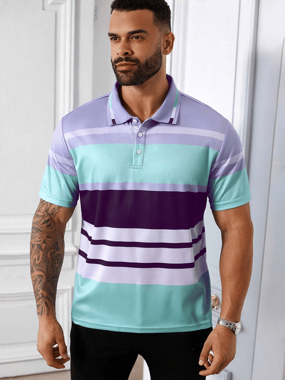 Men's Casual Business Fashion Polo Shirts