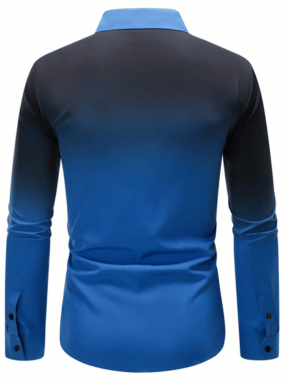Men's Business Casual Long Sleeve Shirt