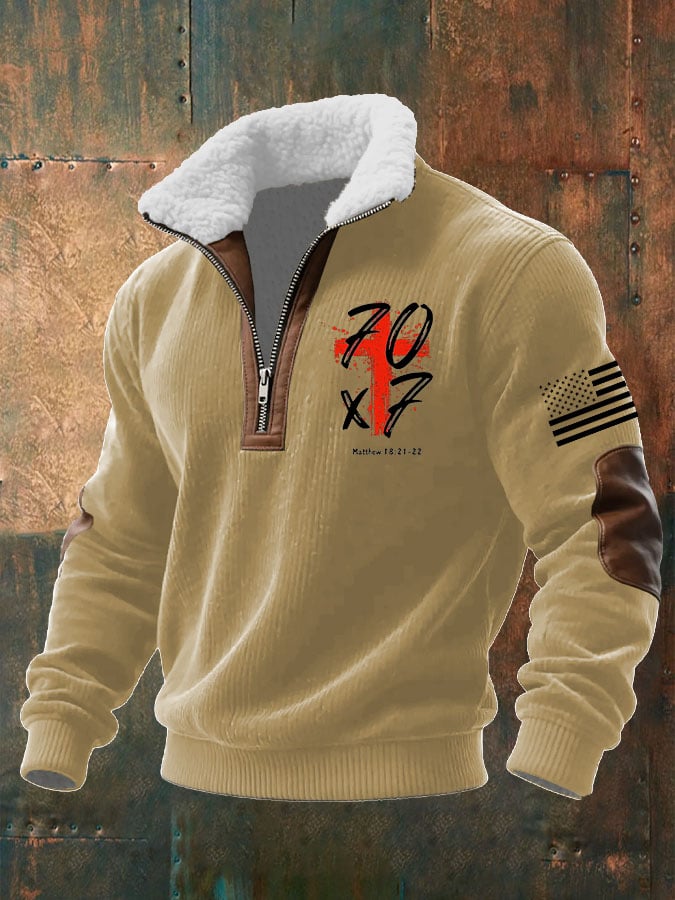 Men's Faith Textured Sweatshirt