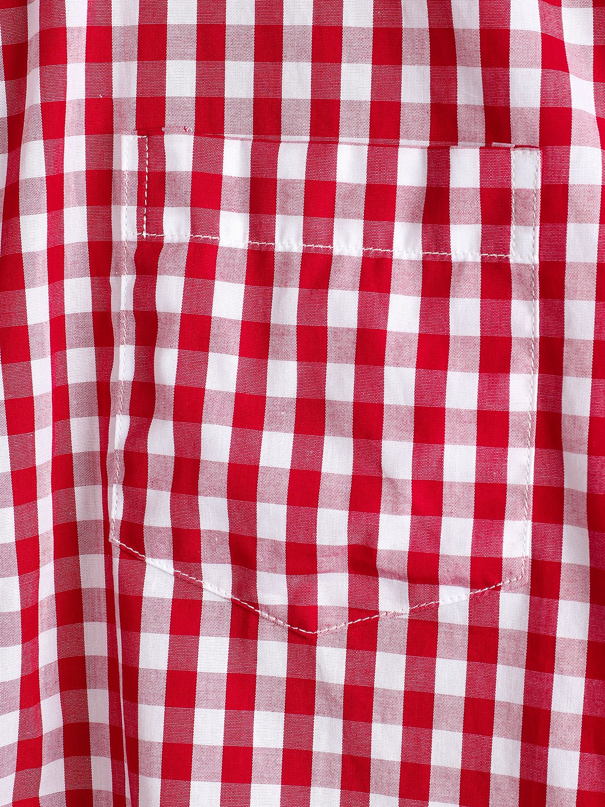 Men's Cotton Long Sleeve Plaid Shirt