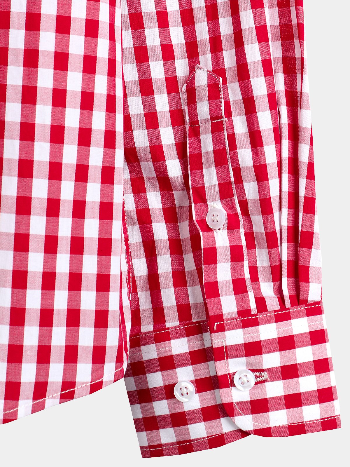 Men's Cotton Long Sleeve Plaid Shirt