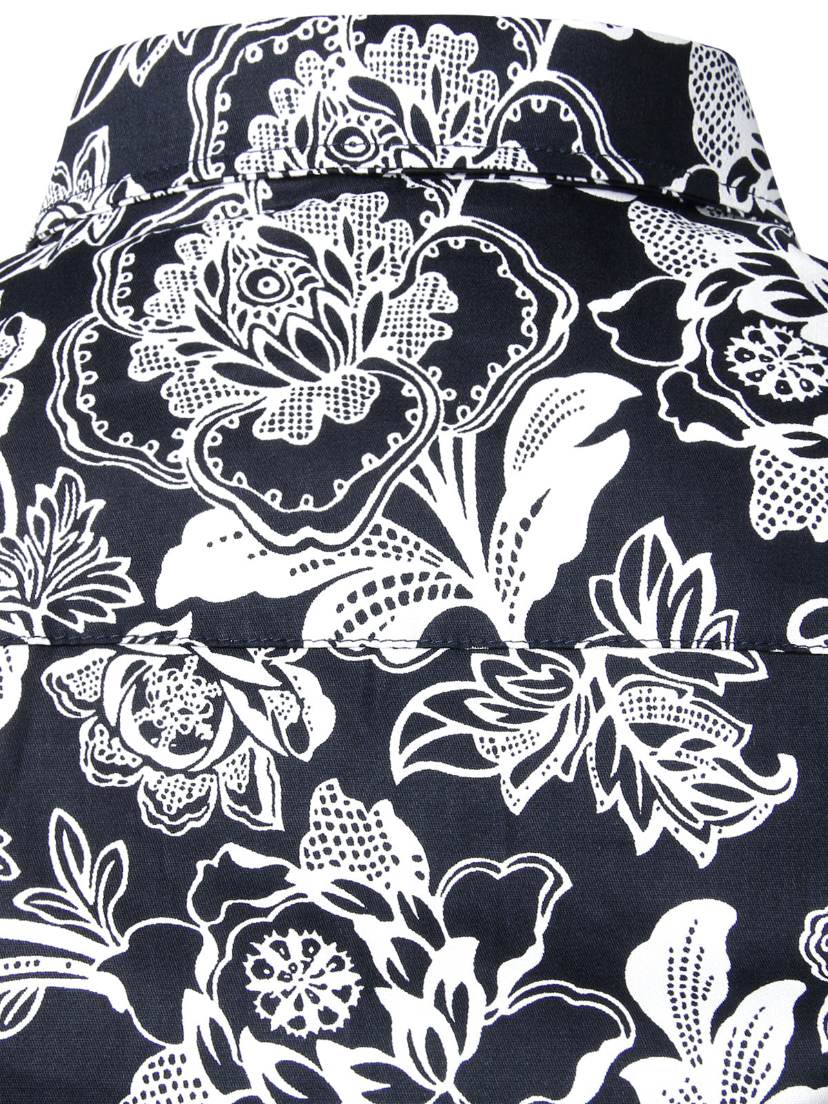 Men's Floral Cotton Casual Button Down Long Sleeve Shirt