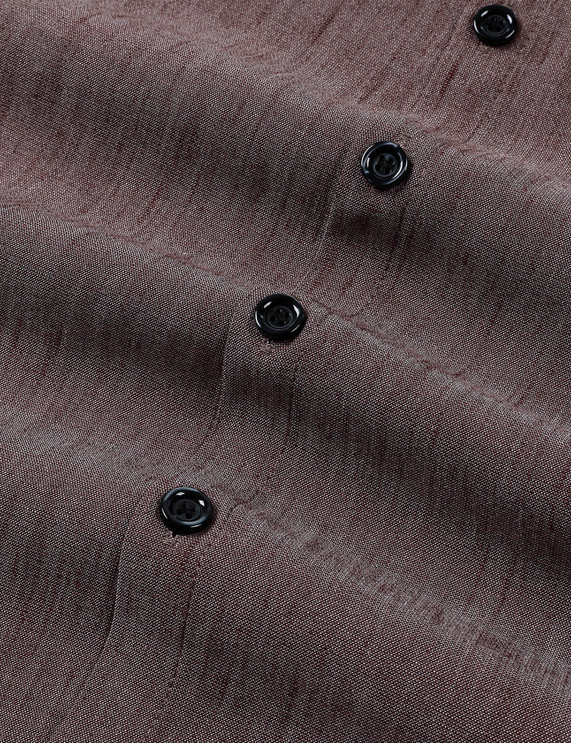 Men's Brown Casual Long Sleeve Shirt