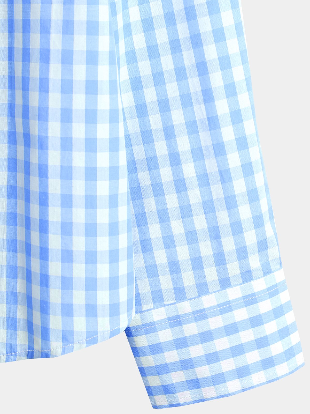 Men's Cotton Long Sleeve Plaid Casual Shirt