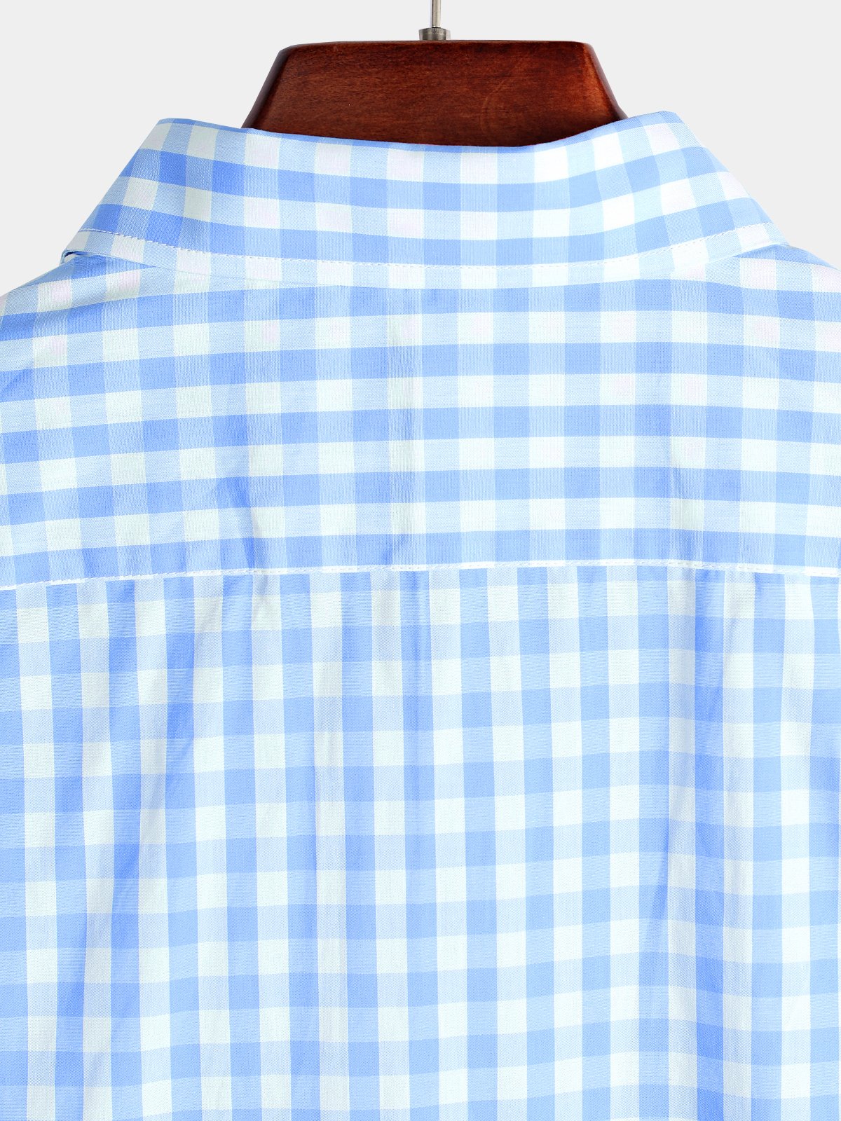 Men's Cotton Long Sleeve Plaid Casual Shirt