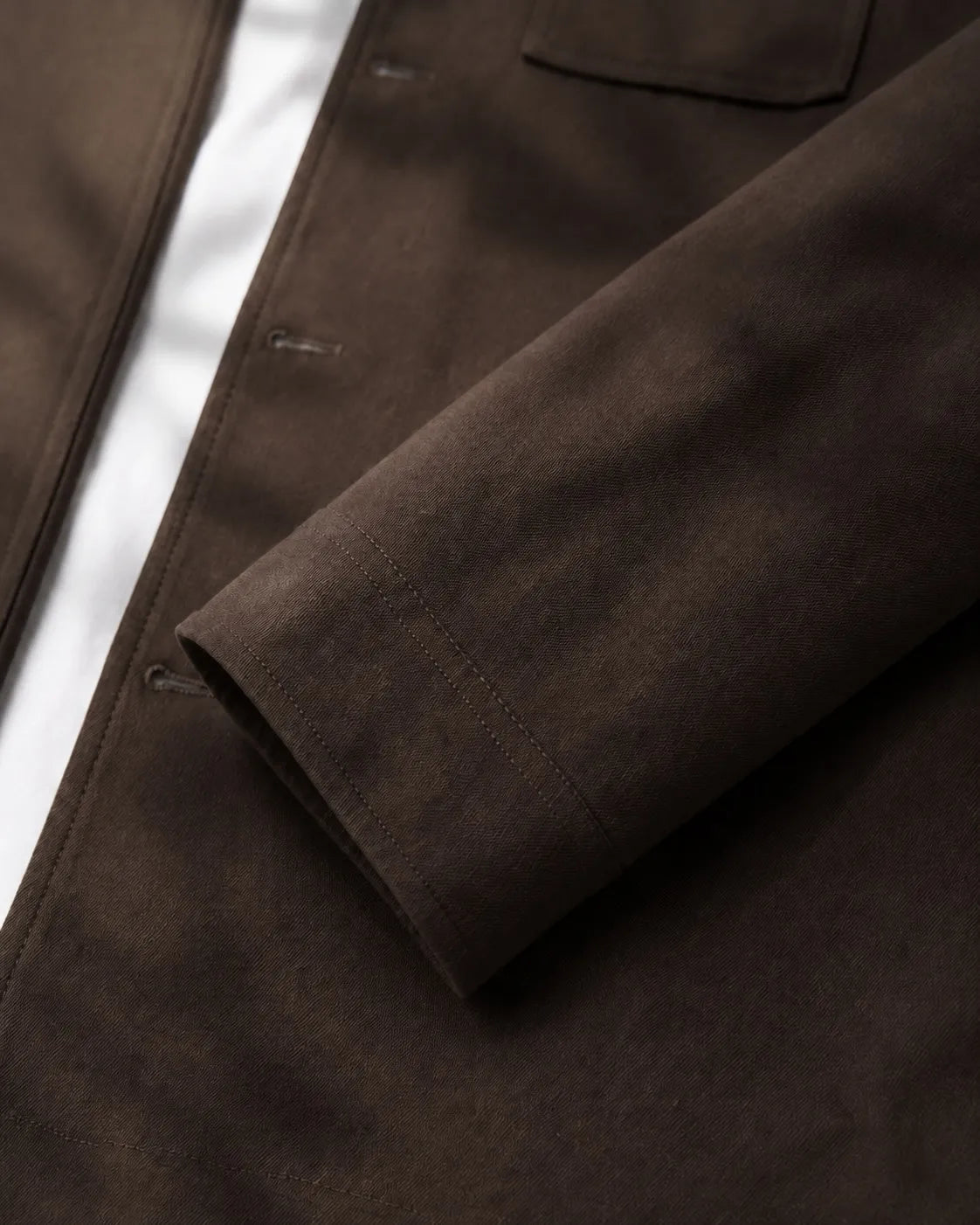Dark Brown Utility Jacket Matching Set | Minimal Gentleman Style
