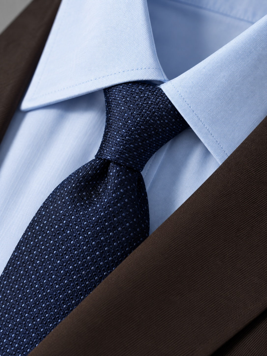 Dark Brown Double Breasted Suit | Formal Business Attire
