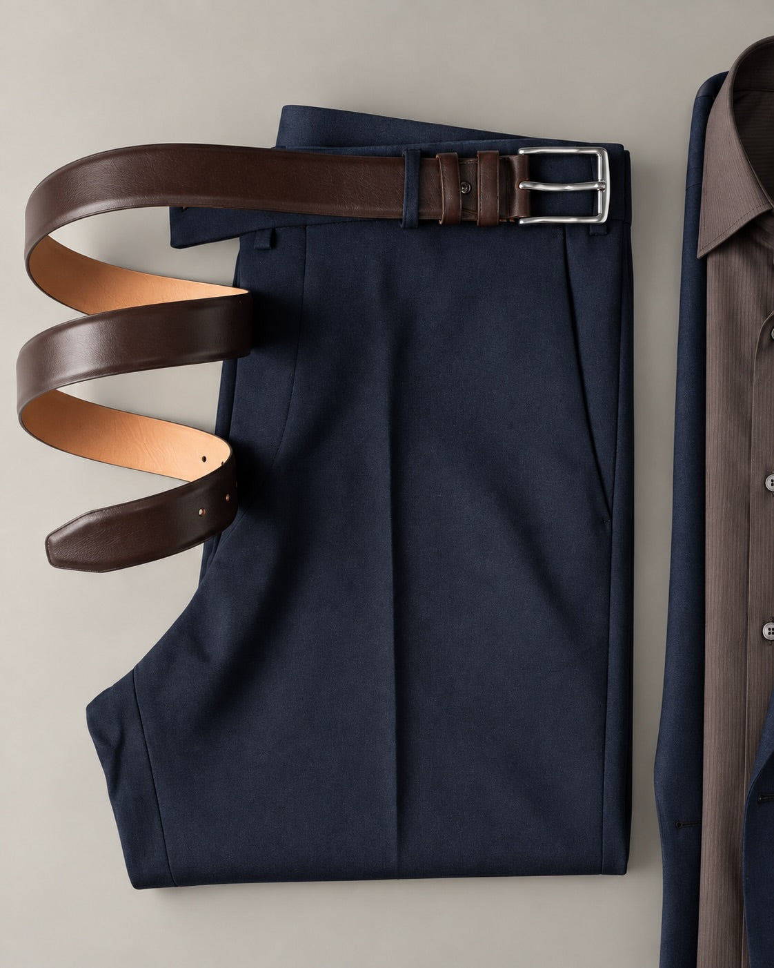 Navy Blue Blazer Suit | Modern Business Look