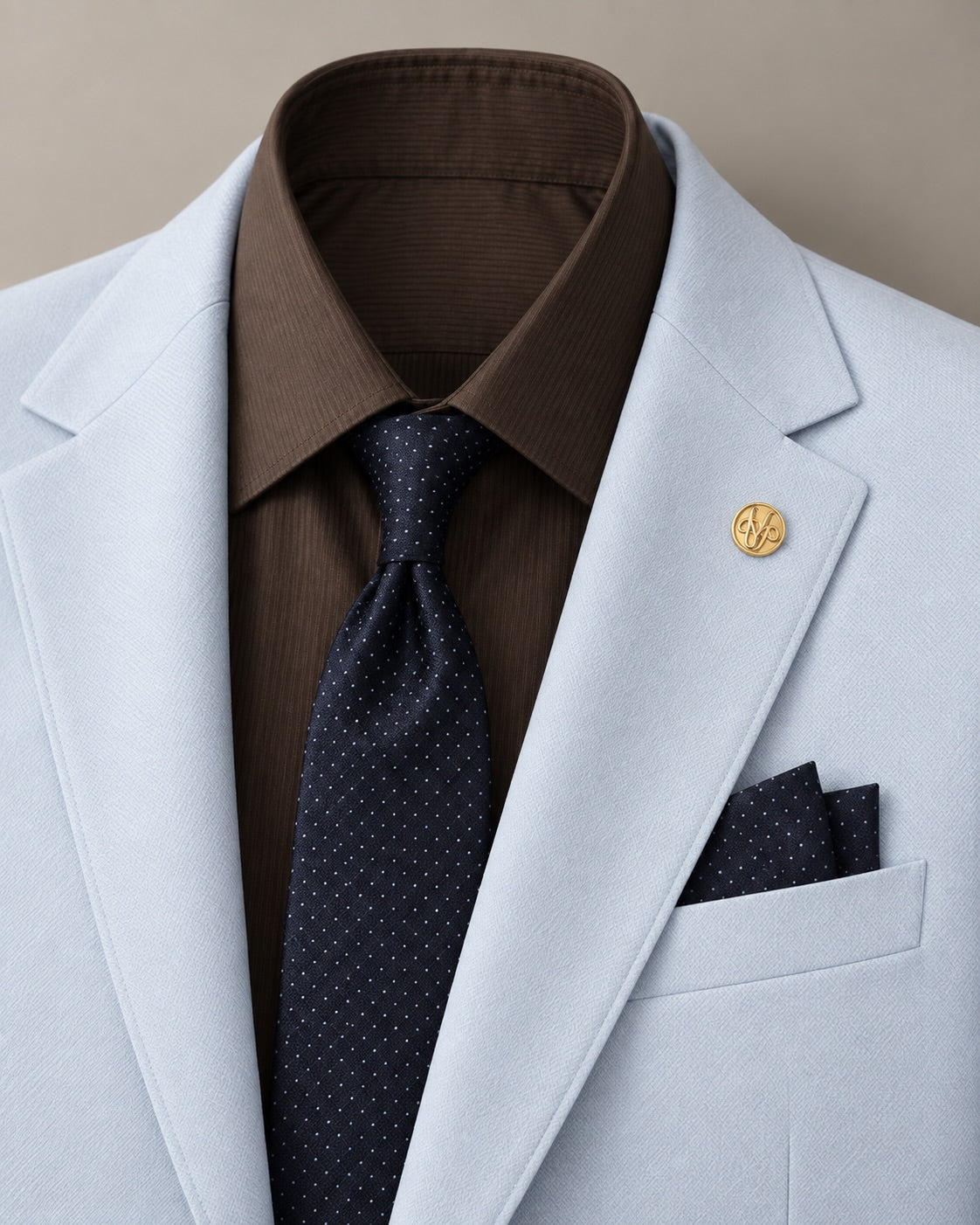Light Blue Blazer Matching Outfit | Elegant Business Casual