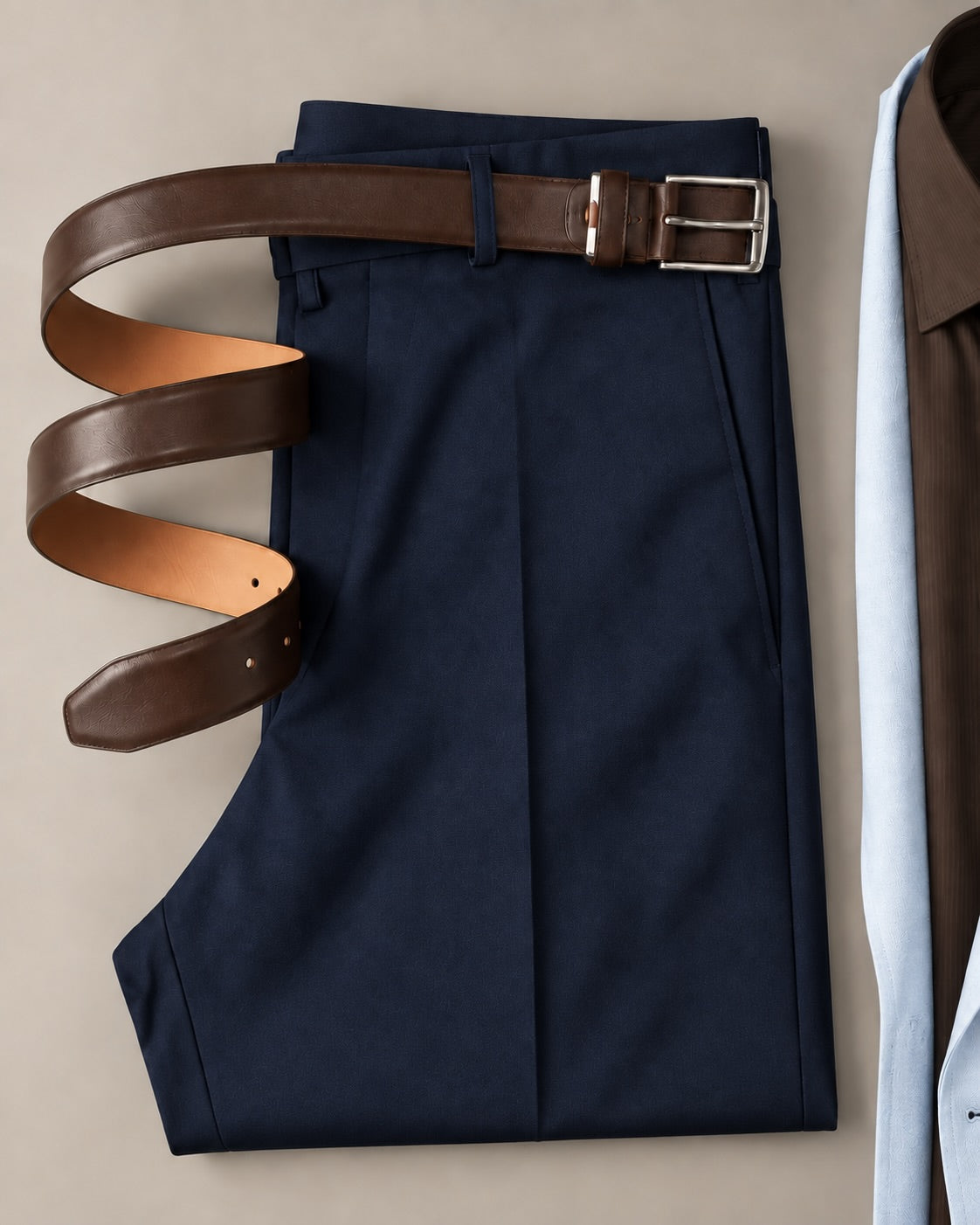 Light Blue Blazer Matching Outfit | Elegant Business Casual