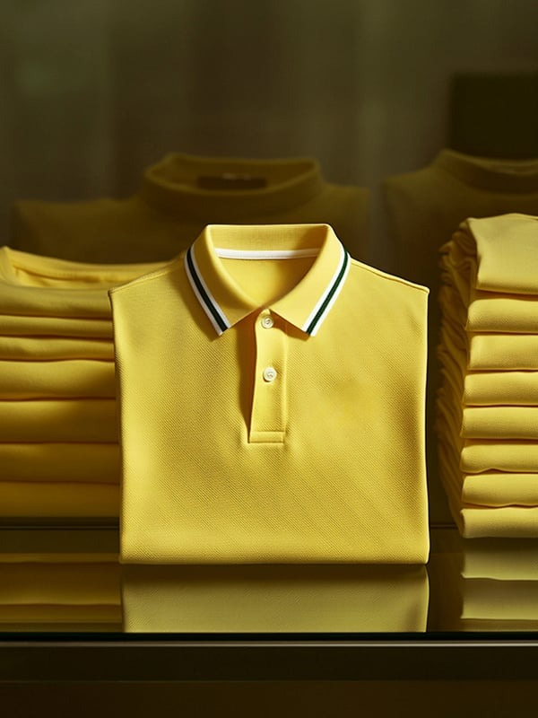 Men's Classic Business   Logo Short Sleeve Polo Shirt