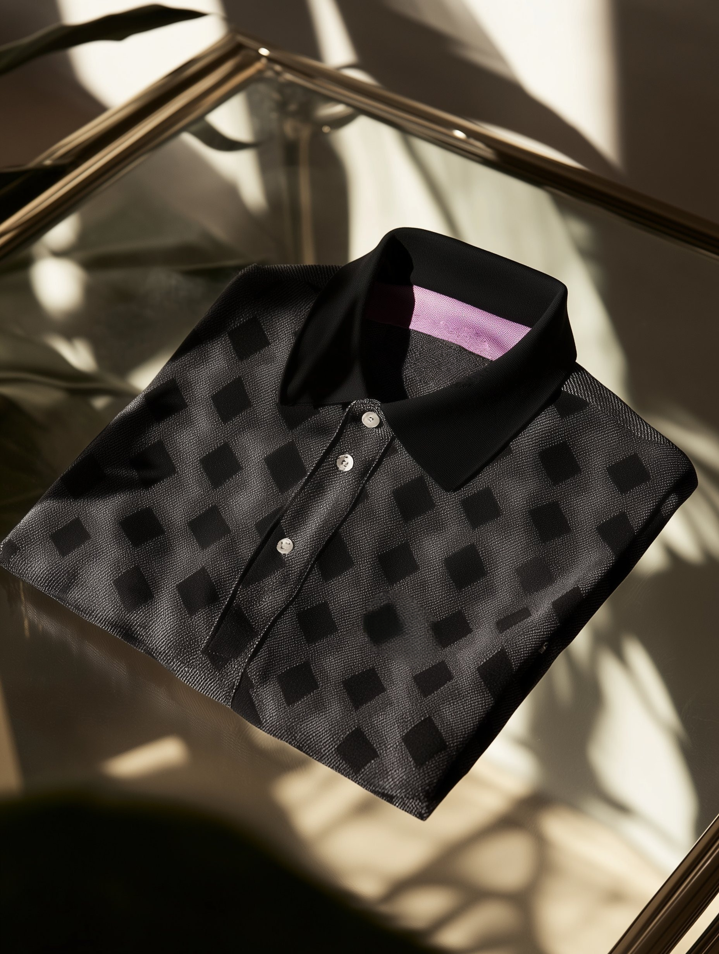 Men's Classic Business Old Money Button Short Sleeve Polo Shirt