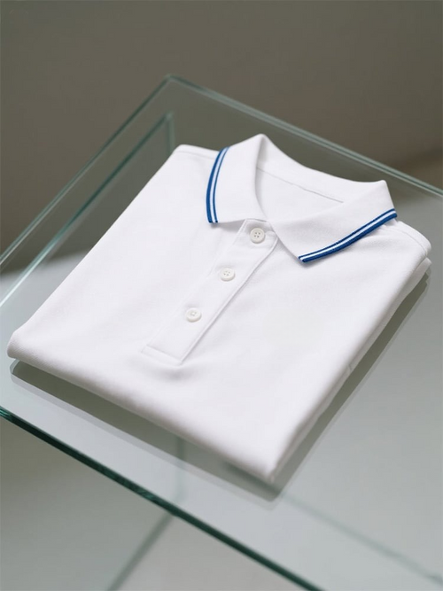 Men's Business Casual Button Short Sleeve Polo Shirt