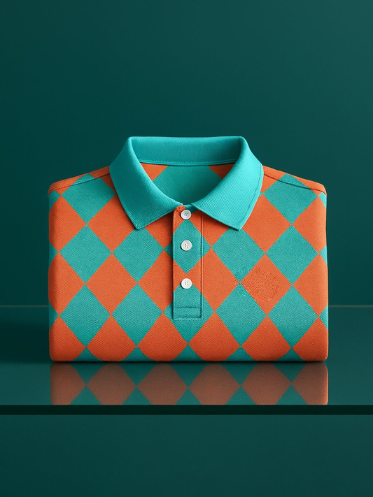 Men's Classic Business Old Money Button Short Sleeve Polo Shirt