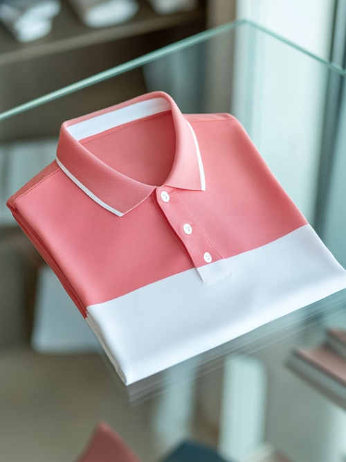 Men's Business Casual Button Short Sleeve Polo Shirt